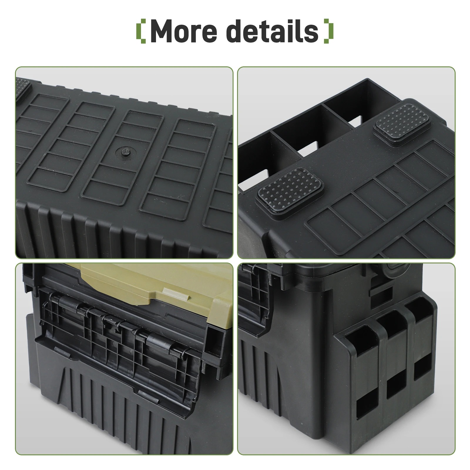 Fishing Tackle Box Double Laye - Fishing Kayak Crate 评论和价格